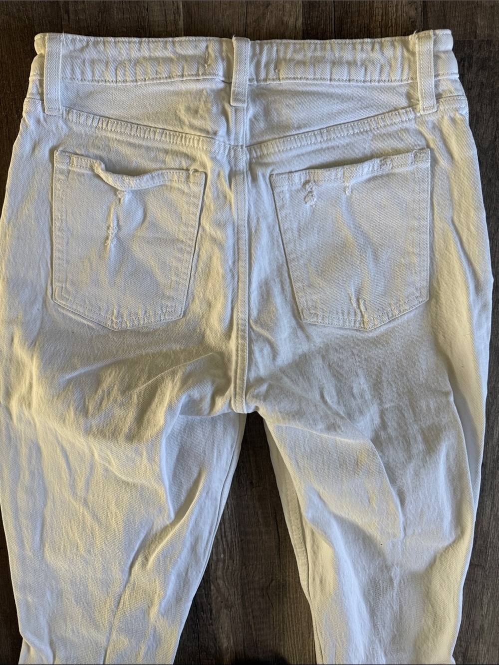 Abercrombie & Fitch Jeans White Curve Love The Skinny High Rise Size 27 Pants - Picture 8 of 9